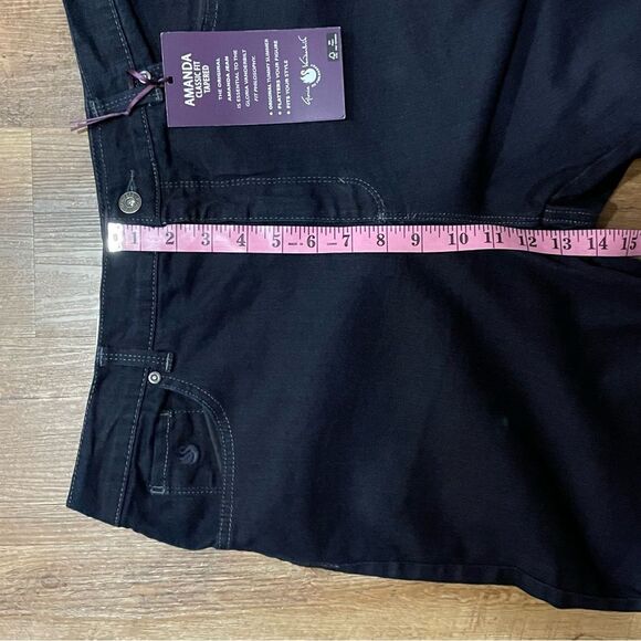 Gloria Vanderbilt Amanda Dark Wash Women 14 Classic Fit Tapered NWT Jeans - Picture 12 of 13